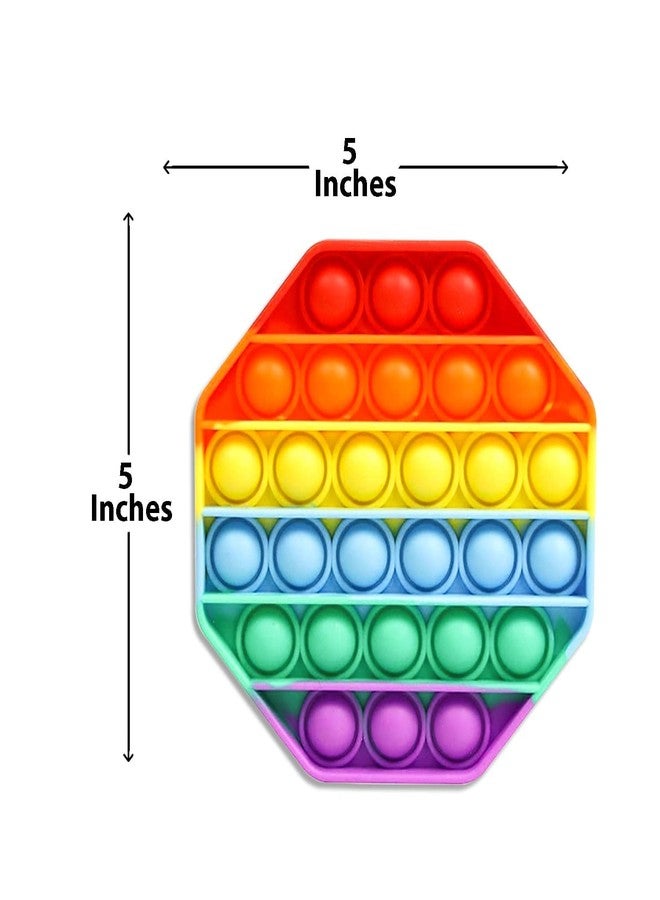 KERFORA Silicone Push pop it Bubble Fidget Toy Push Pop Bubble Fidget Sensory Toy,Autism Special Needs Silicone Stress Relief Toy,Great Fidget Toy Novelty Gifts for Girls Boys Kids Adults (Squishy) - Image 4